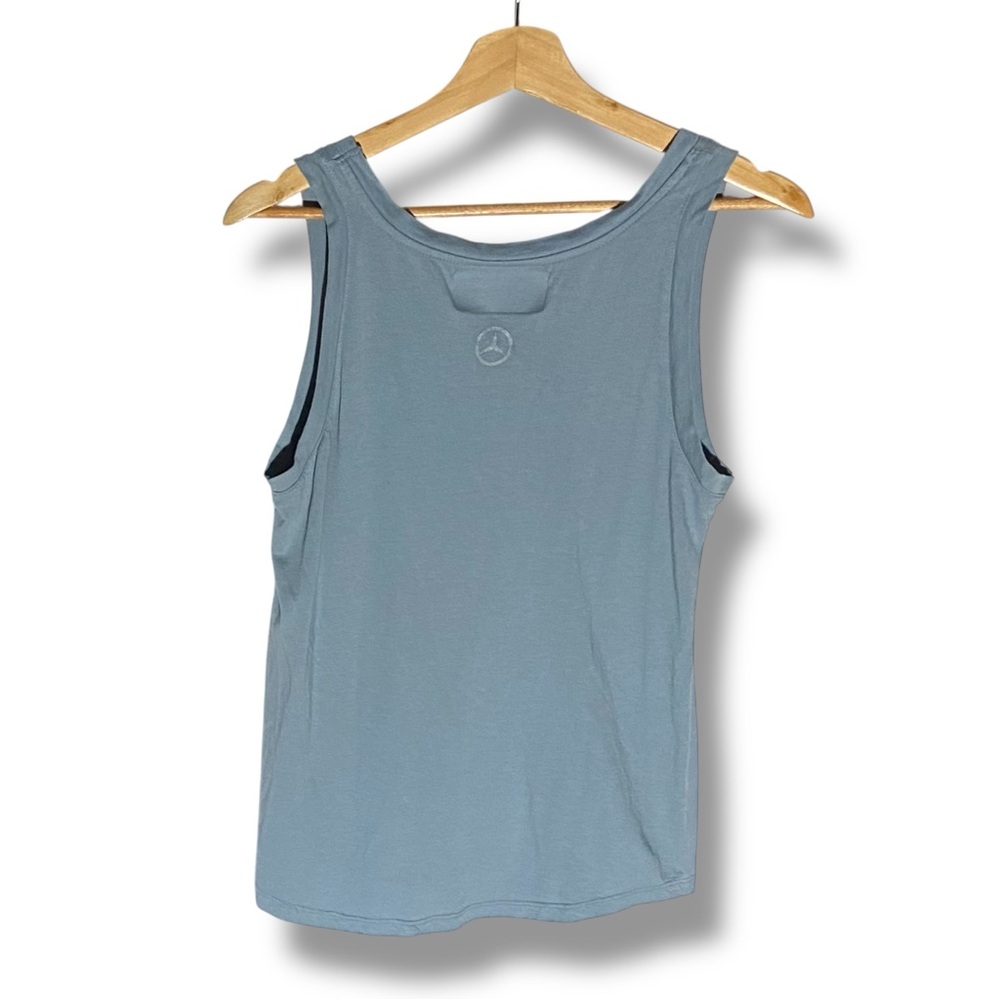 MERCEDES BENZ Silvery Blue 'USA Collection' Tank Top - Picture 3 of 5